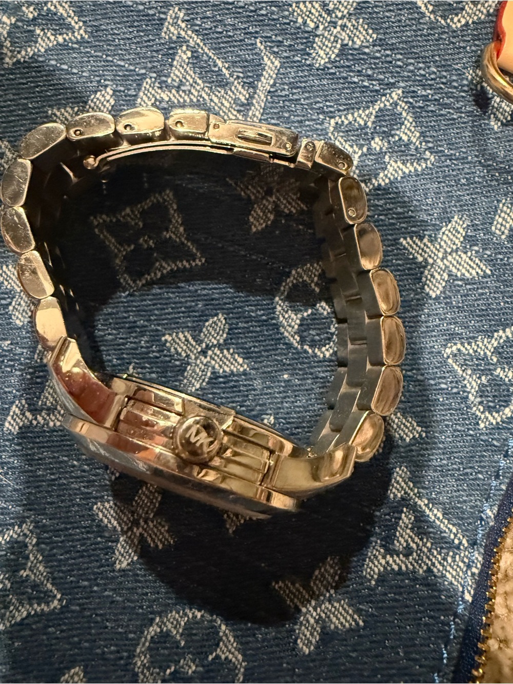 Michael Kors Sterling Silver Crystal Accent Women's Watch - Picture 3 of 5